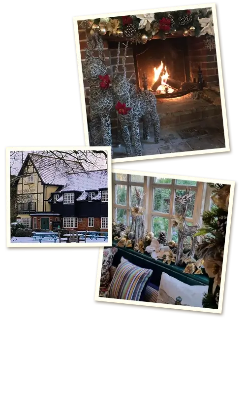 selection of images from a christmas at The Dolphin Inn, Thorpeness